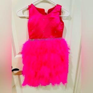 NWT feather cocktail , fun fashion feather dress